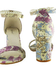 Margarita Flower And Pearl Heels