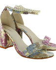 Margarita Flower And Pearl Heels