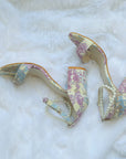 Margarita Flower And Pearl Heels