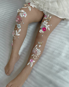 British Rose Fishnet Stockings