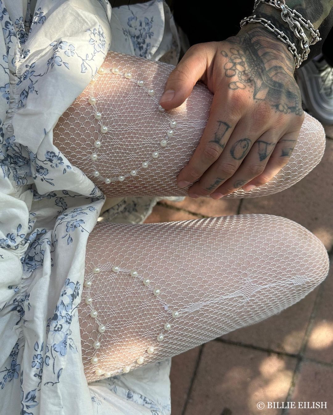 Custom Pearly Heart tights (White) Fishnet Stockings Pantyhose | Vintage Pearl Tights | Wedding Pantyhose | Bridal Heart Tights