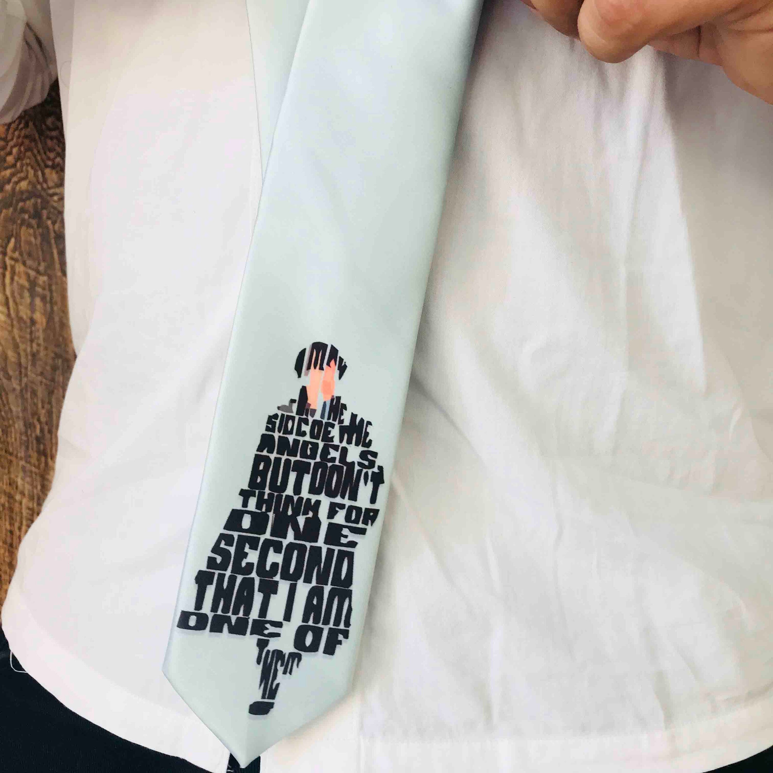 Sherlocked Graphic Tie