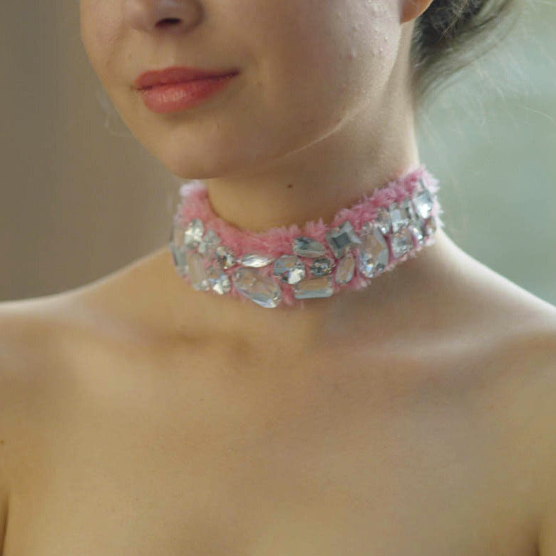 Fur Jewel Collier
