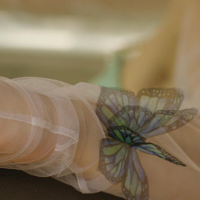 The Silk Butterfly - Blanc