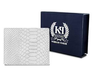 Snake (Patent Textured) Silver Wallet