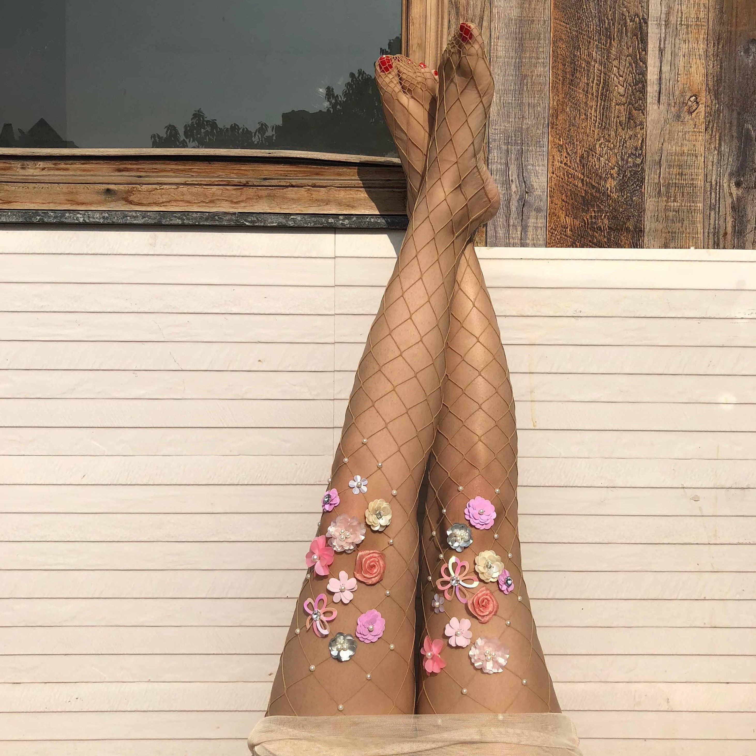 Pink Panther Fishnet Stockings