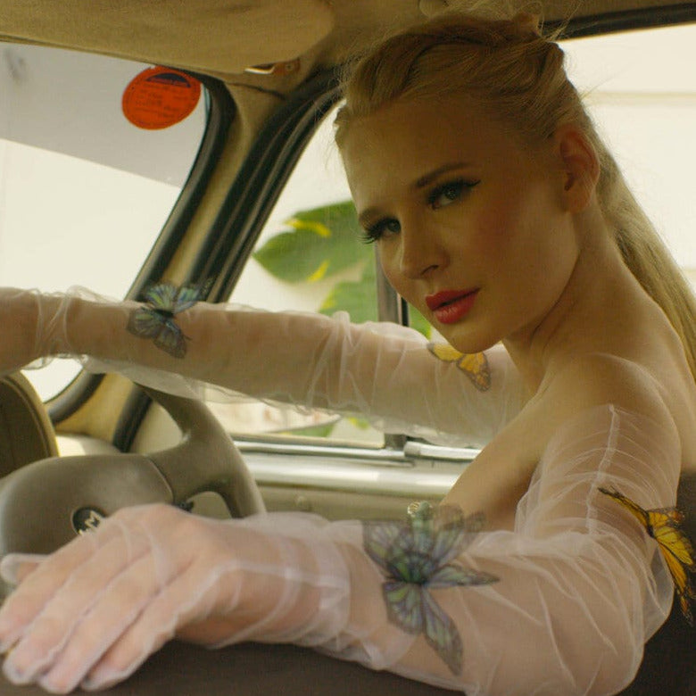 The Silk Butterfly - Blanc