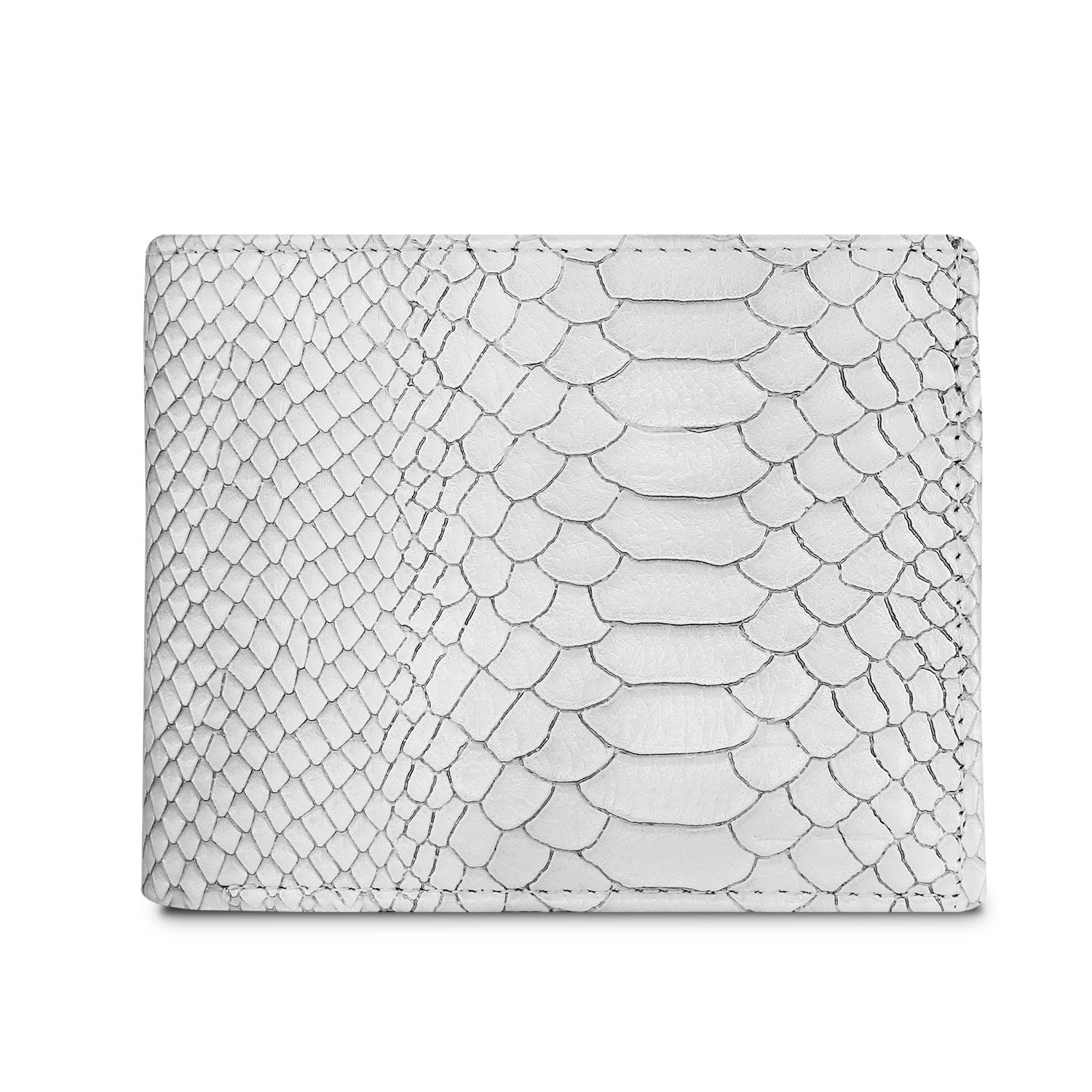 Snake (Patent Textured) Silver Wallet