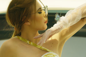 The Silk Butterfly - Blanc