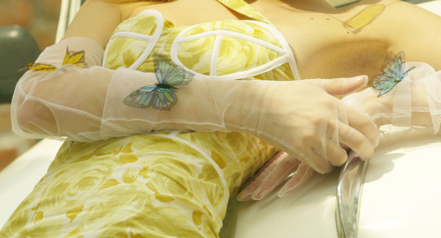 The Silk Butterfly - Blanc