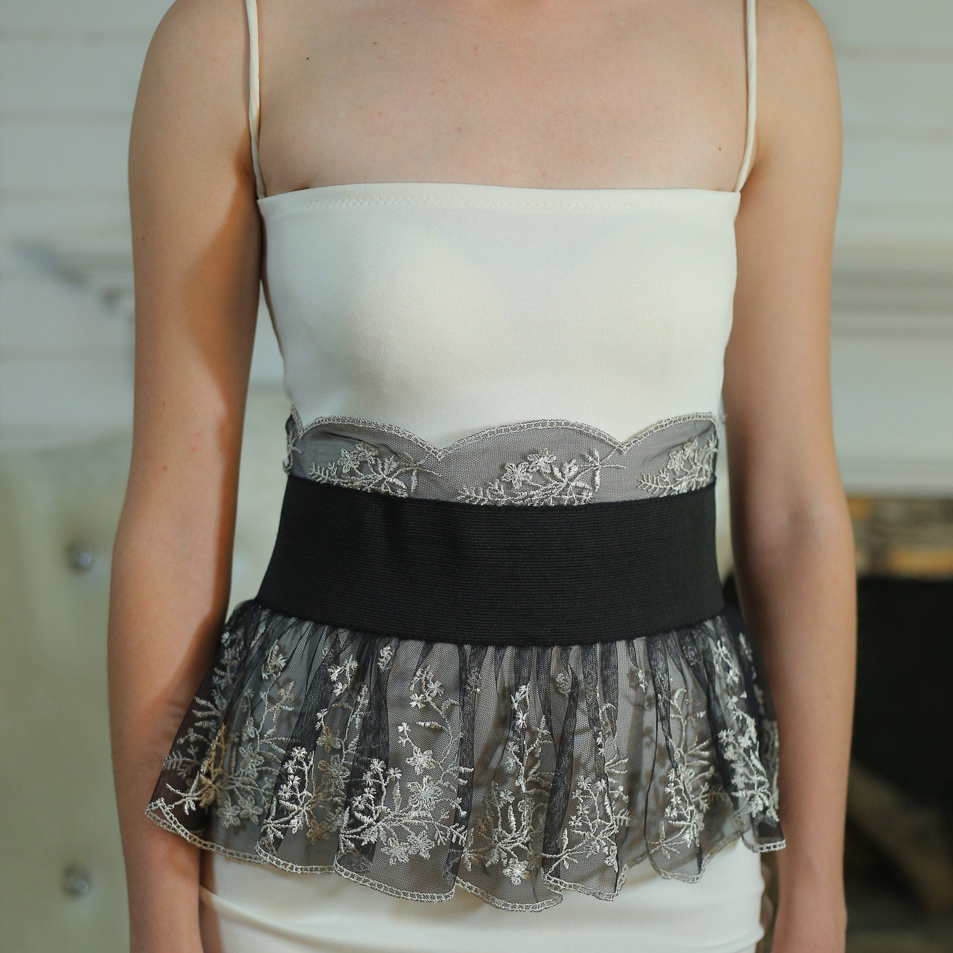 Midnight Crown Peplum Belt