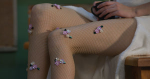 Trinity De Rose Fishnet Stockings