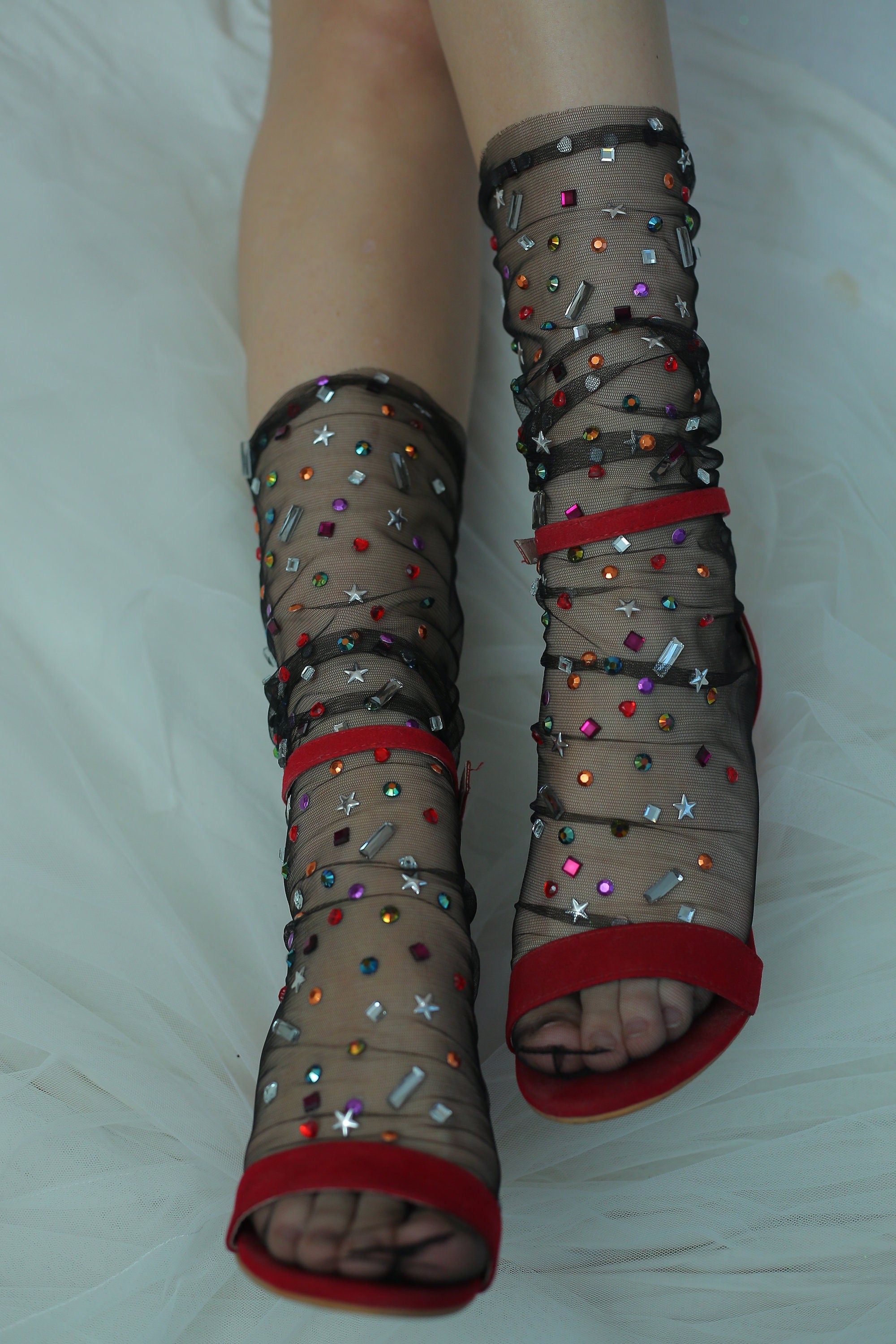 Galaxy Tulle Socks
