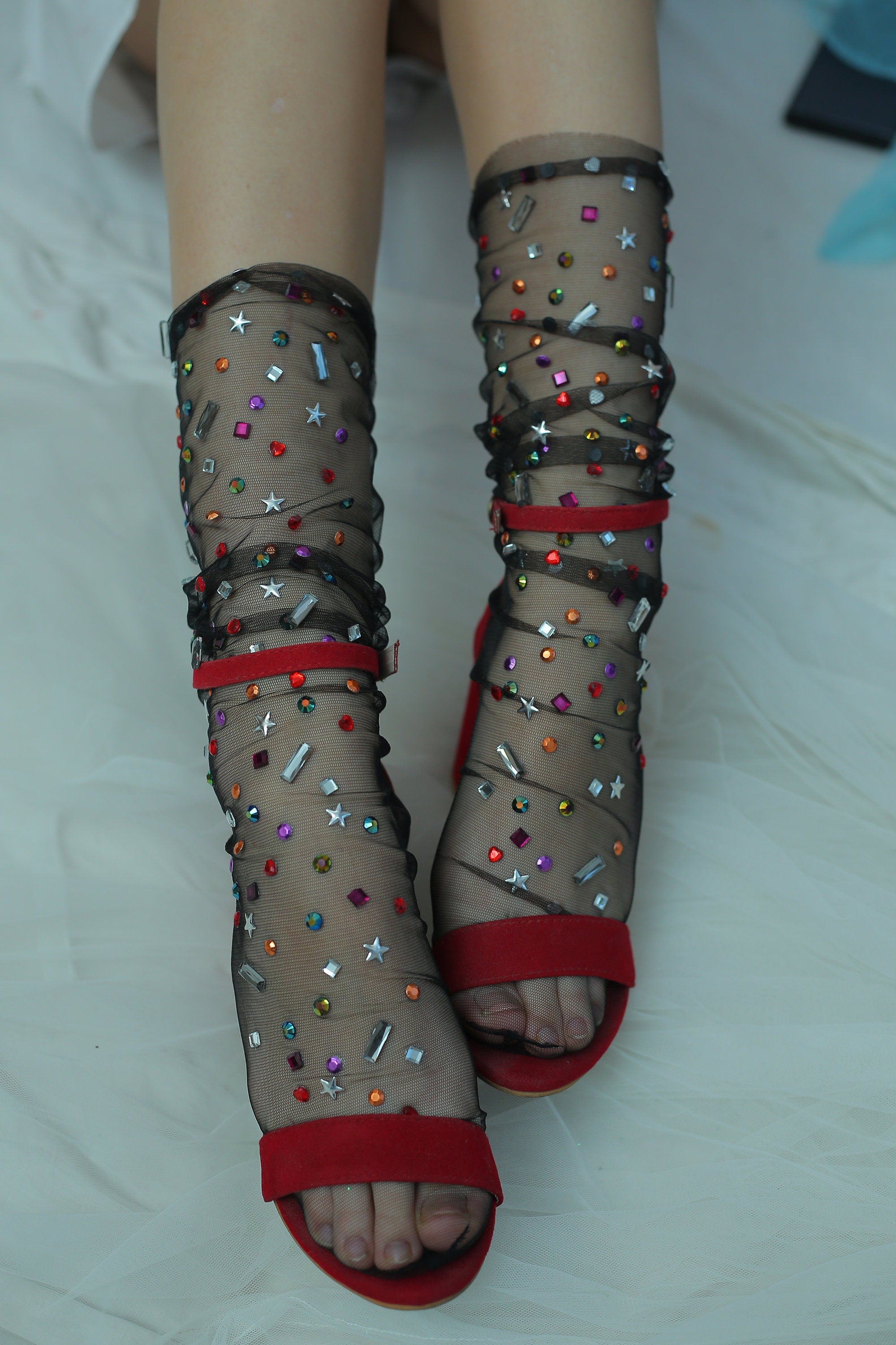 Galaxy Tulle Socks