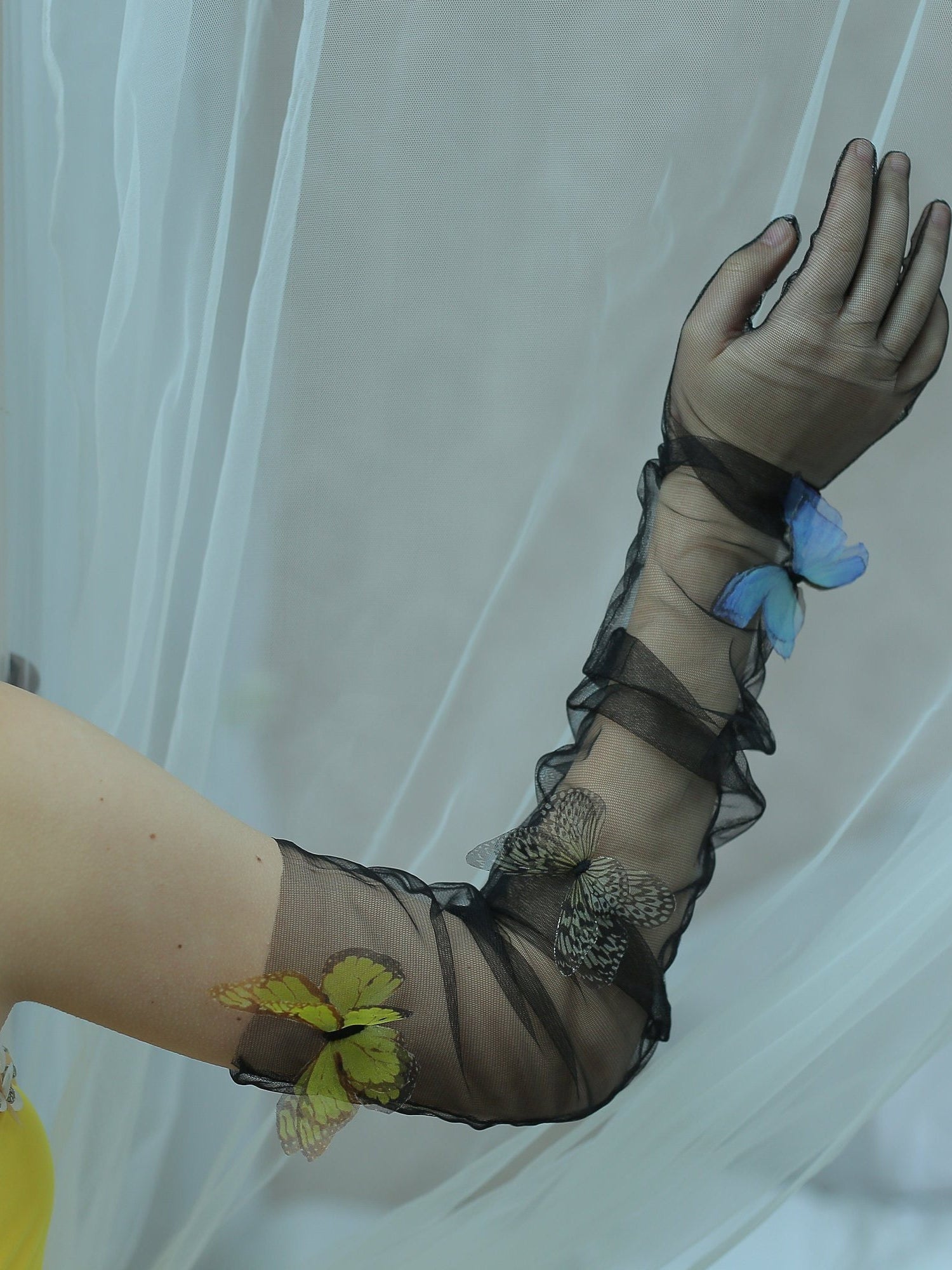 The Silk Butterfly - Blanc