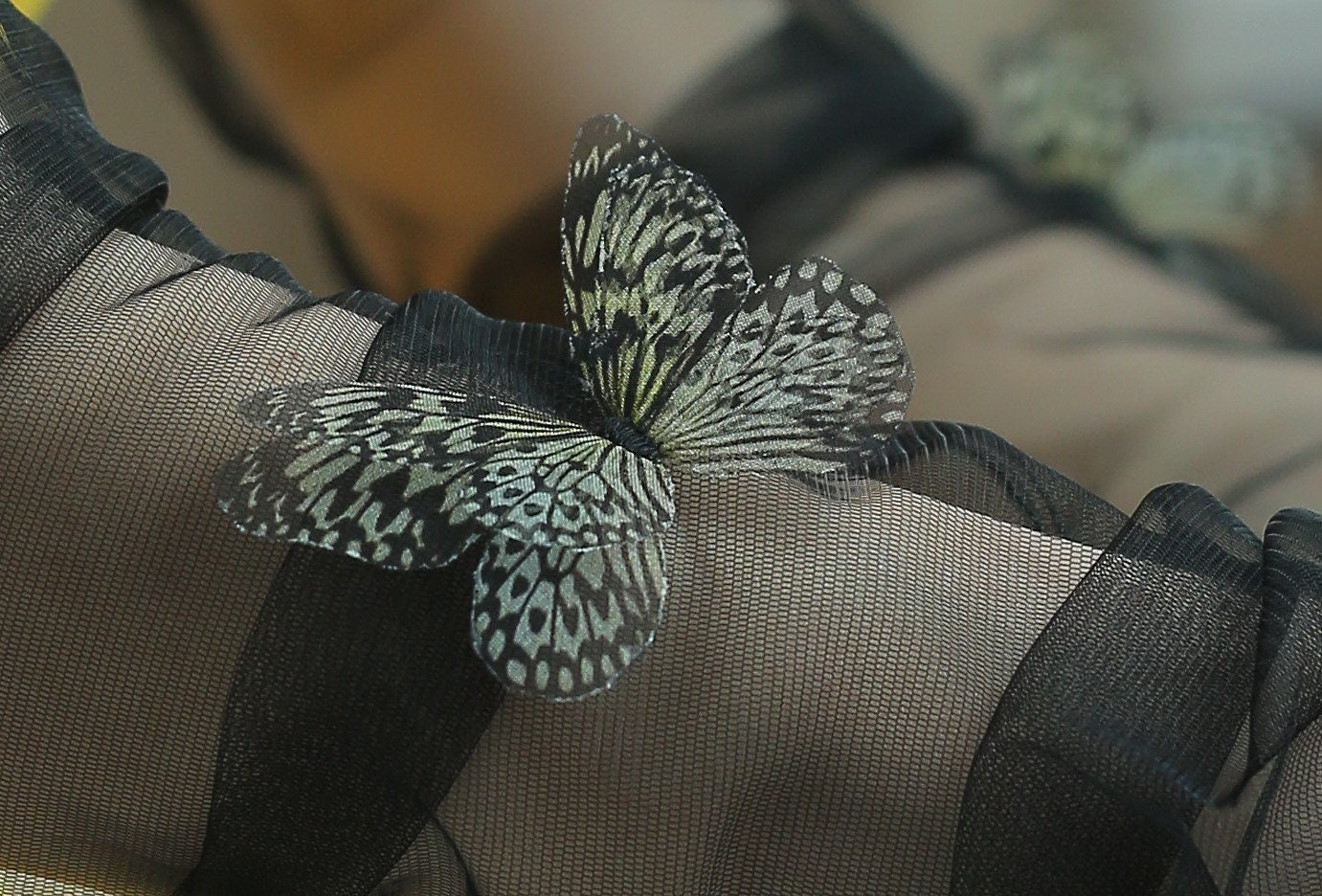 Silk Butterfly Sheer Gloves