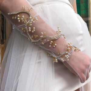 Crystal Gardenia Gloves