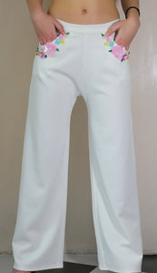 Gardenia Crop Top + Pant Suit SET