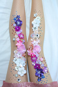 Ombre New York Sky Fishnet Stockings