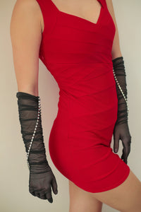 Donatella Chandelier Gloves