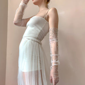 Stardust Tulle Gloves