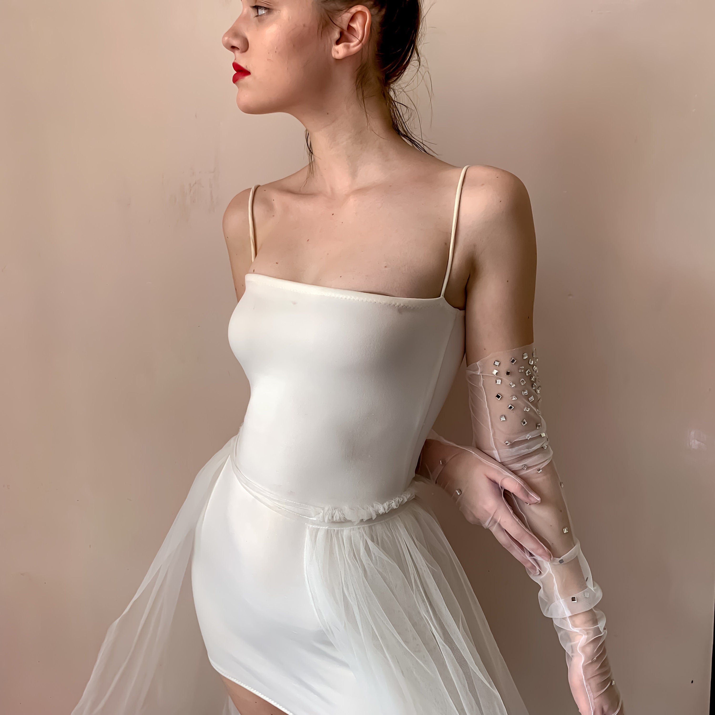 Stardust Tulle Gloves