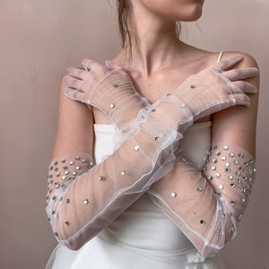 Stardust Tulle Gloves