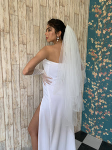 Tulle Waterfall Veil