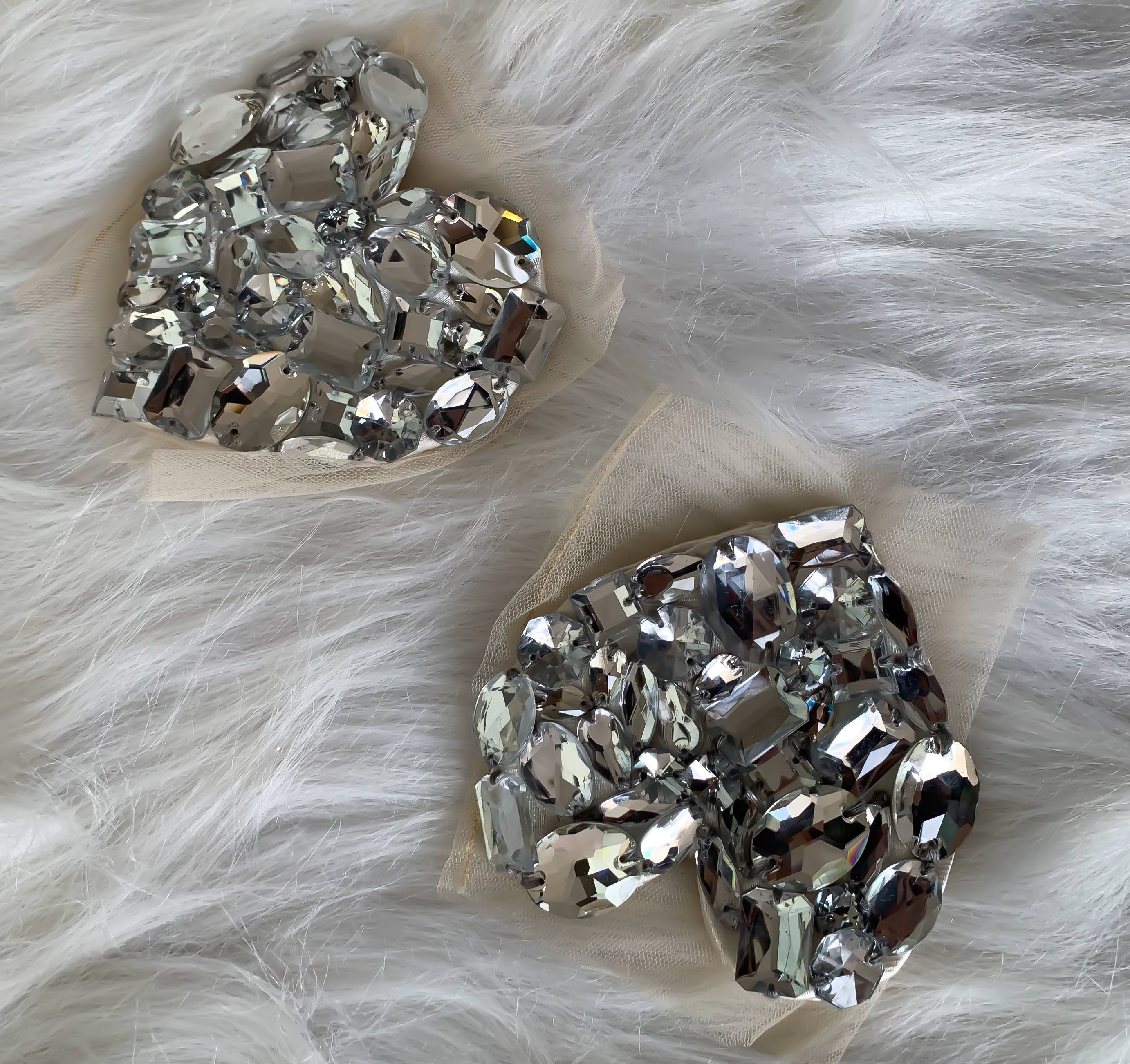 Diamante Bejeweled Love Gloves