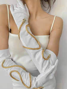 Slythering Snake Gloves