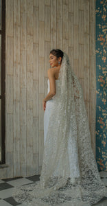 The British Rose Bridal Veil