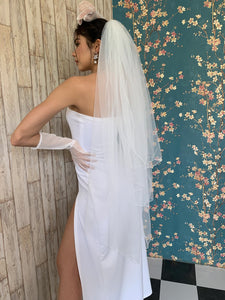 Tulle Waterfall Veil