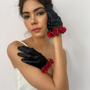 Silk and Roses Bracelet Gloves